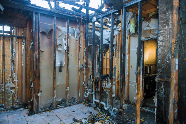 Professional Fire Damage Repair technician working in Cleveland, GA